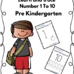 Pre-K Number Tracing Worksheets PDF
