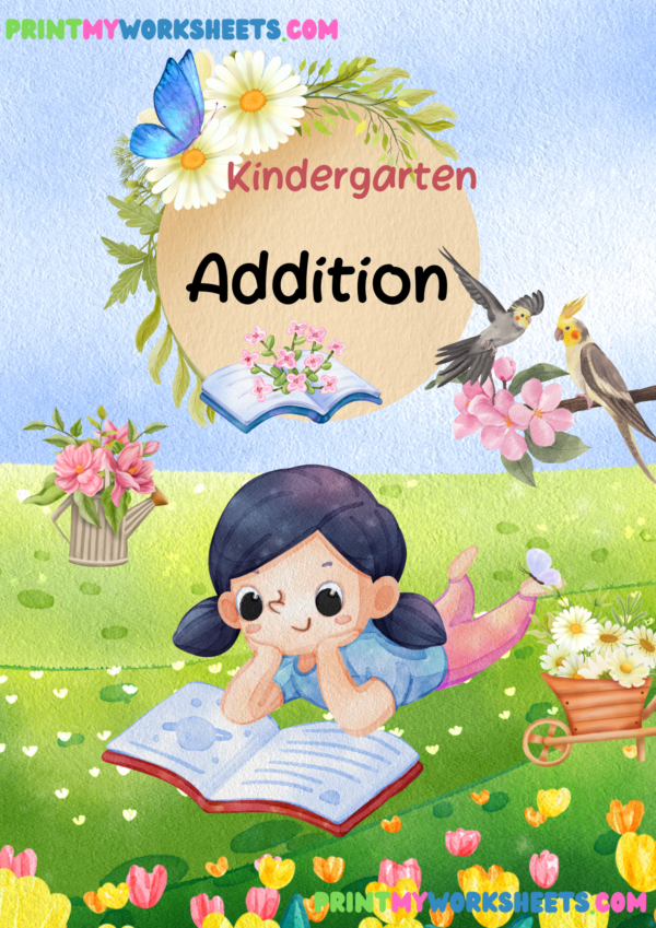 Simple Addition Worksheet for Kindergarten | Free Math PDF Download for Kids