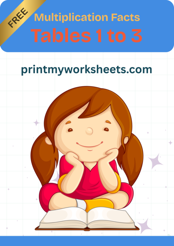 Multiplication Tables 1–3 Worksheet for 8th Grade | Free PDF Download for Kids