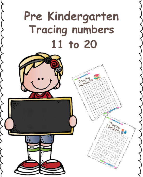 Number Tracing 11-20 | Free Downloadable PDF Pre Kindergarten