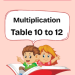 Multiplication Tables 10-12 Worksheet for 3rd Grade | Free PDF Download for Kids