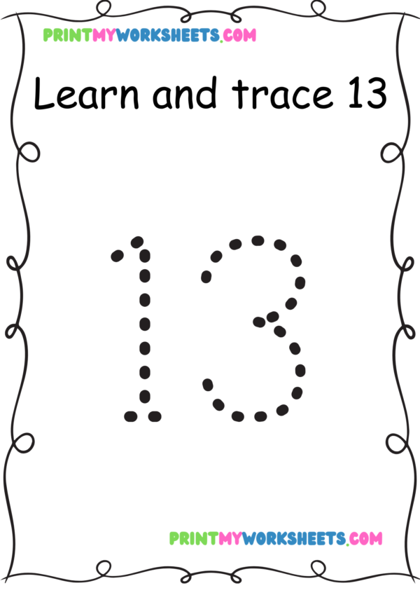 Number Recognition 11-10 | Free Downloadable PDF Pre Kindergarten - Image 4