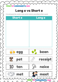 3rd Grade Long and Short Vowel Sounds Worksheet | Free Spelling ...