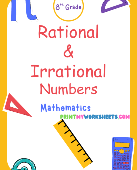 Rational and Irrational Numbers Worksheet for 8th Grade | Free PDF Download for Kids