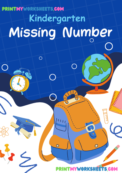 Missing Numbers 1–100 Worksheet for Kindergarten | Free Downloadable Math PDF for Early Learners