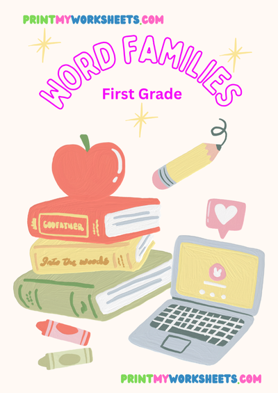 Word Families Worksheet for First Grade | Free Downloadable PDF for Vocabulary Development
