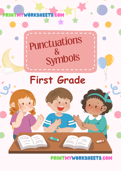 Punctuation Worksheet for First Grade | Free Downloadable PDF on Grammar and Sentence Structure
