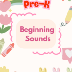 Pre-K Beginning Sounds Worksheets PDF