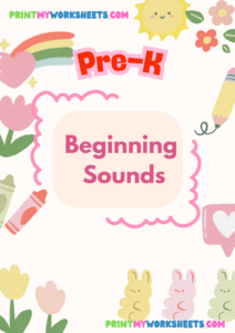 Free Printable Beginning Sounds Worksheet for Pre-K | Phonics Alphabet Practice for Early Learners