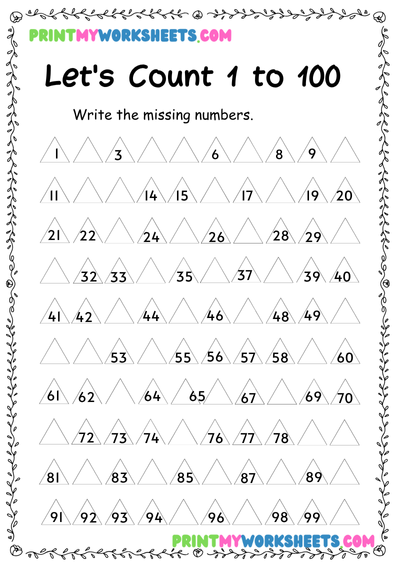 1st Grade Counting Forward and Backward Worksheets PDF | Free Downloadable 2 1st Grade Counting Forward and Backward Worksheets PDF | Free Downloadable - Image 2