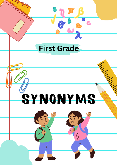 Synonyms Worksheet for First Grade | Free Downloadable PDF for Vocabulary Development and Language Enrichment