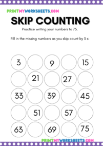 1st Grade Skip Counting Worksheets PDF | Free Math Downloadable - Print ...