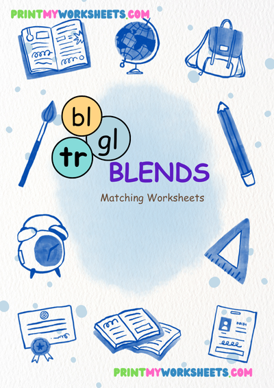 Consonant Blends Worksheet for First Grade | Free Downloadable PDF for Phonics and Word Recognition Practice