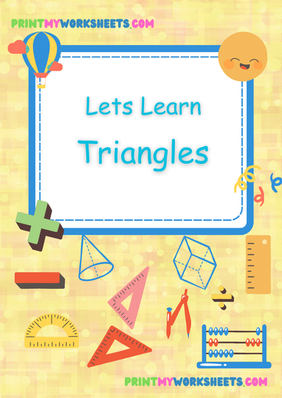 Triangles Geometry Worksheet for 4th Grade | Free Downloadable PDF to Learn Triangle Types and Properties