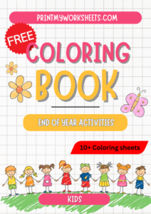 Pre-K Flower Coloring Worksheets PDF