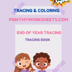 Pre-K Tracing and Coloring Worksheets PDF
