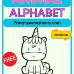 Alphabet Animal Coloring Worksheets for Kindergarten | Free Downloadable PDF