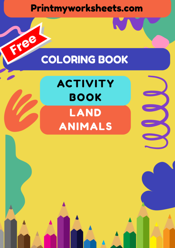 End of Year Land Animal Coloring Book | Free Kindergarten PDF to Celebrate Learning Through Creative Animal-Themed Fun