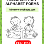 A–Z Alphabet Phonics Poem Worksheet | Free Kindergarten PDF for Phonics and Letter Sound Mastery