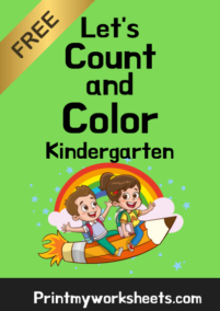 Count and Color 1–10 Worksheets PDF