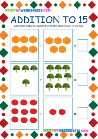 Simple Addition Worksheets PDF for Kindergarten | Maths III Free ...