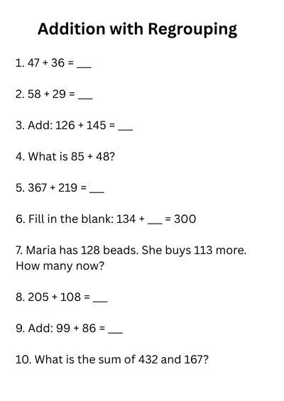2nd Grade Math Olympiad Worksheets PDF | Free Downloadable 4 2nd Grade Math Olympiad Worksheets PDF | Free Downloadable - Image 4