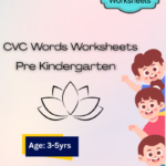 Pre-K CVC Words Worksheets PDF