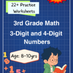 3rd Grade 3-Digit and 4-Digit Number Worksheets PDF