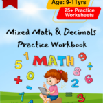 Free 4th Grade Mixed Math & Decimals Practice Worksheets PDF | Fun Workbook Printables for US Homeschool Parents, Teachers, and Kids