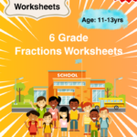 6th Grade Fractions Worksheets PDF