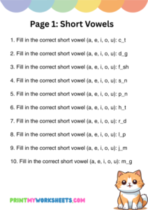 2nd Grade Phonics Worksheets PDF | Free English Downloadable - Print My