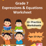 7th Grade Expressions and Equations Worksheets PDF