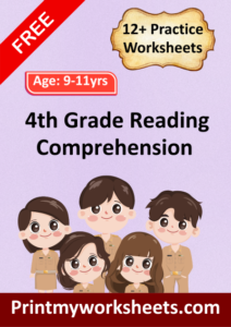 4th Grade Reading Comprehension Worksheets PDF