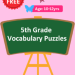 5th Grade Vocabulary Puzzles Worksheets PDF