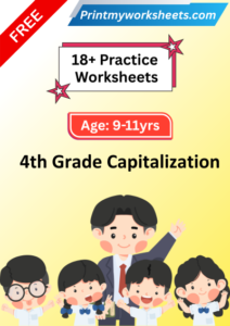 4th Grade English Capitalization Worksheets Free PDF