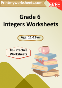 6th Grade Integers Worksheets PDF