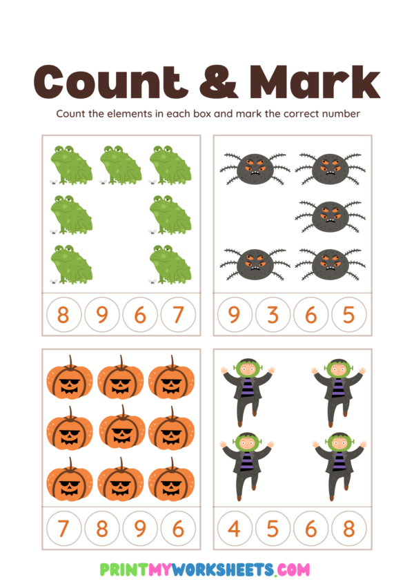 Halloween Worksheets PDF | Free Downloadable - Image 3