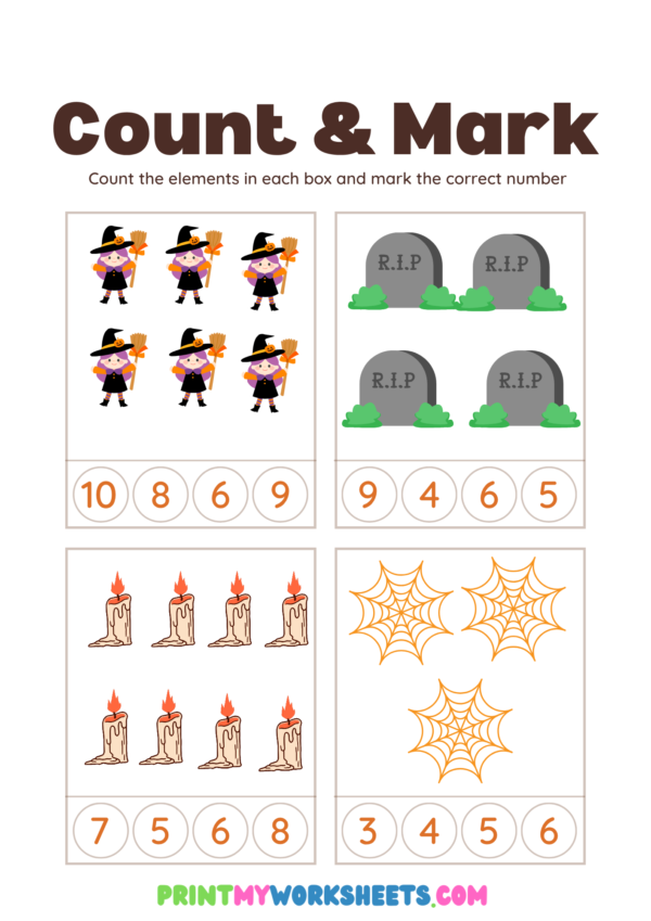 Halloween Worksheets PDF | Free Downloadable - Image 4