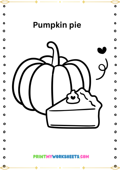 Pre-K Thanksgiving Coloring Worksheets PDF | Free Downloadable 4 Pre-K Thanksgiving Coloring Worksheets PDF | Free Downloadable - Image 4