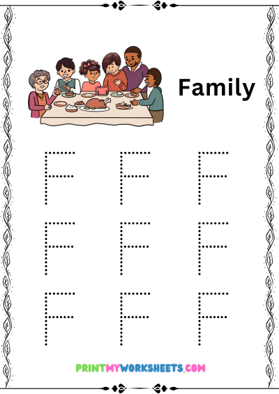 Pre-K Thanksgiving Alphabet Tracing Worksheets PDF | Free Downloadable 4 Pre-K Thanksgiving Alphabet Tracing Worksheets PDF | Free Downloadable - Image 4