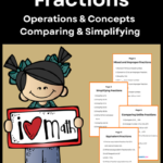 5th Grade Fractions Worksheets PDF