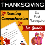 1st Grade Thanksgiving Reading Comprehension Worksheets PDF