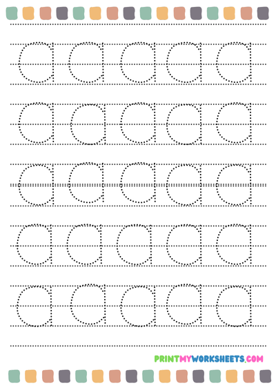 Pre-K A to Z Tracing Letter Worksheets PDF| Free English Downloadable 3 Pre-K A to Z Tracing Letter Worksheets PDF| Free English Downloadable - Image 3