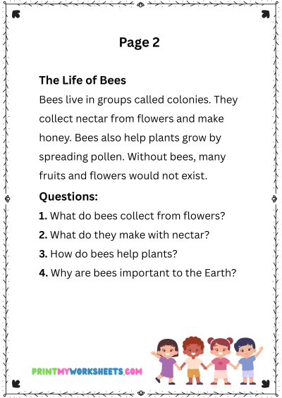 5th Grade Reading Comprehension Non-Fiction Worksheets PDF | Free Downloadable 3 5th Grade Reading Comprehension Non-Fiction Worksheets PDF | Free Downloadable - Image 3