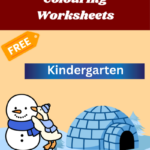 Kindergarten Winter Coloring Worksheets PDF