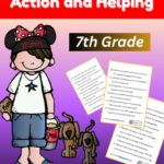 7th Grade Action and Helping Verbs Worksheets PDF