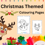 Pre-K Christmas Coloring Worksheets PDF