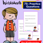 Pre-K Phonics CVC Words Worksheets PDF