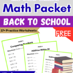 Kindergarten No-Prep Winter Math Worksheets PDF