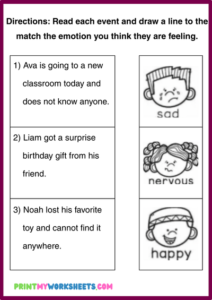 Helde Worksheet.pdf 1st Grade Back to School Feelings and Emotions Worksheets PDF - Print ...